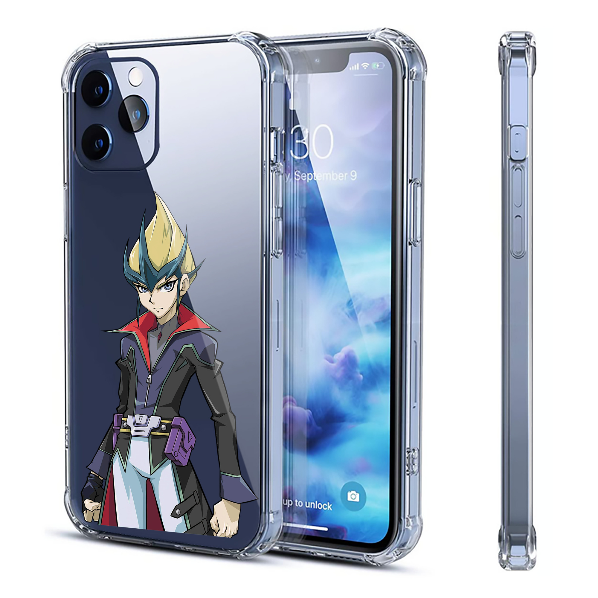 （画像用） 遊☆戯☆王 Yu-Gi-Oh! 【iPhone 12シリーズ対応】透明スマホケース（クリアソフトケース）